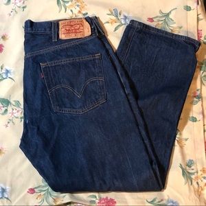 LEVI’S 501s Dark Wash Jeans